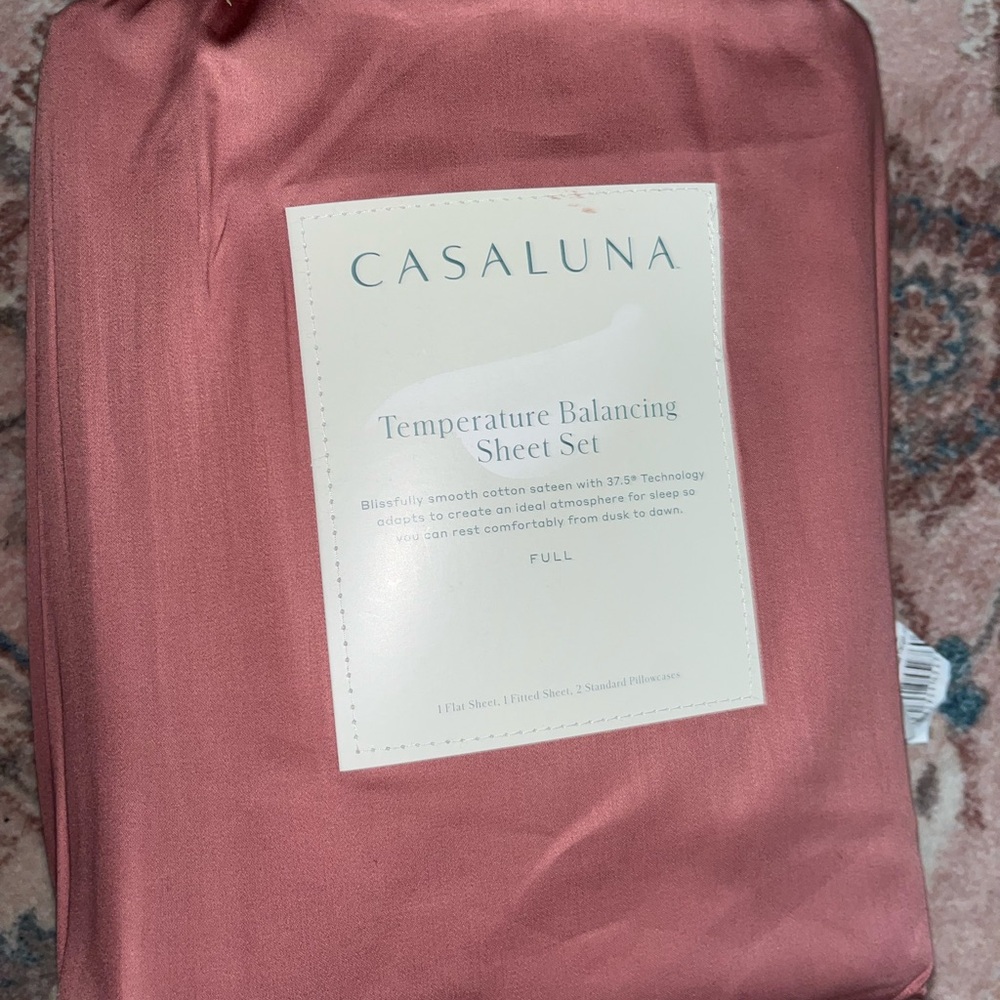 Casaluna Temperature Balancing Sheet Set - Rose